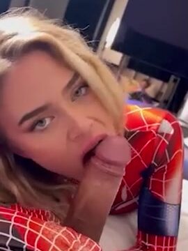 Lisa Catherina Spider Man Deepthroat Blowjob Onlyfans Leaked